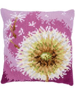 Stickpackung Kissen Flauschige Blume