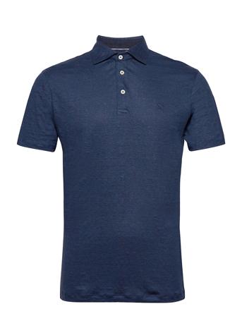Linen Trim Jsy Clasc Blue Hackett London