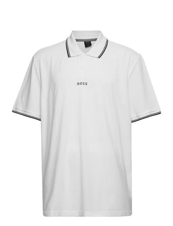 Pchup 1 Polos Short-sleeved Hvit BOSS