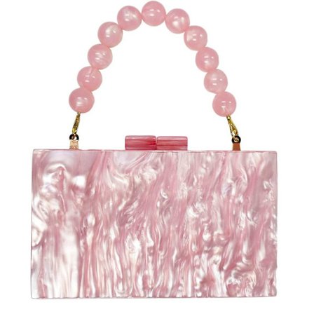 Ilta Clutch Bag luksuskäsilaukku PINK
