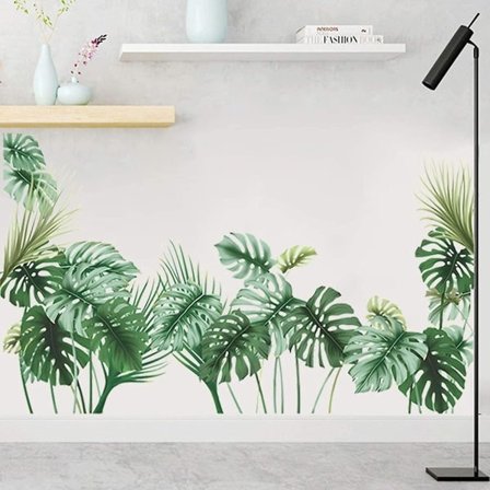 IC Plant Veggdekor Soverom Tropisk Veggdekor Tapet