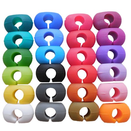 Glasmarkører sæt til personlige vinglas, forbedr sammenkomster med stil