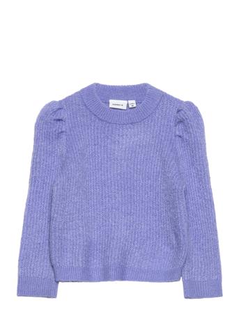 Nmfrhis Ls Knit Camp Purple Name It