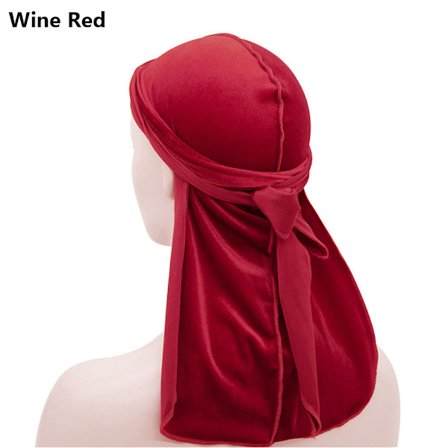 1st Durags Kepsar Bandana Hat VIN RÖD