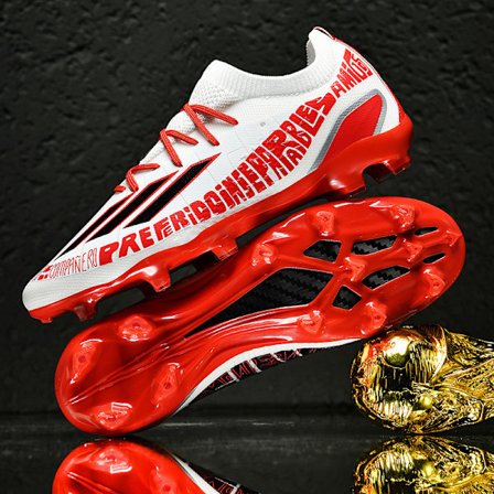 Messi Fotballsko Nye Lange Pigger Herre Dame Innendørs Utendørs Fotballsko for Stor Gutt AG/FG