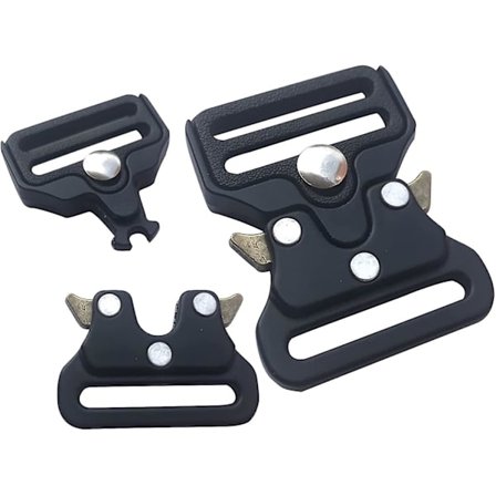 Metallspenne Taktisk Belte Heavy-duty-clip Hurtigutløsningsspene (2 stk)