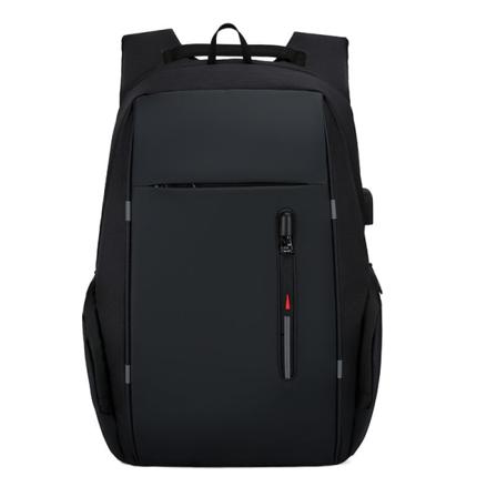 Rygsæk Laptoptaske Multifunktionel USB Stor kapacitet Black