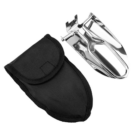 Bærbar mini sammenleggbar spade Overlevelses Spade Multifunksjonell for utendørs fiske camping