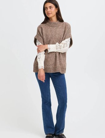 Fransa Frsanny Ve 1 - Beige - XL