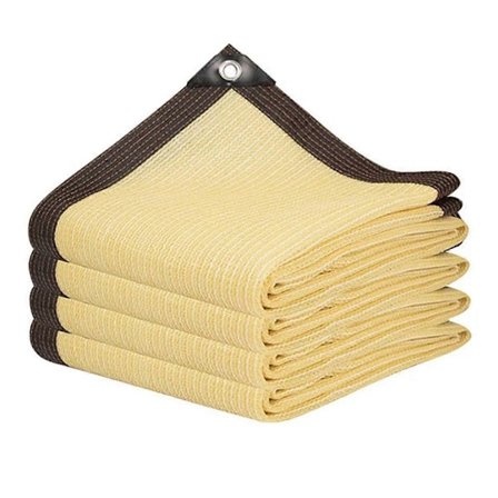 UV-beskyttelse Beige Skyggenett Hage Balkong Plante Skur Skyggeseil Utendørs Svømmebasseng Markise Deksel Camping Baldakin, B