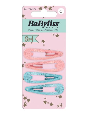 Babyliss Paris | Snap Clips Kids 4Pk | 4 pcs