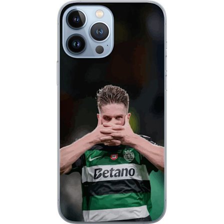 Kompatibel Mobilcover til Apple iPhone 13 Pro Max Viktor Gyökeres Sporting Green Design stilfuld fodboldkunst i grønne toner med fokus på energi og pa