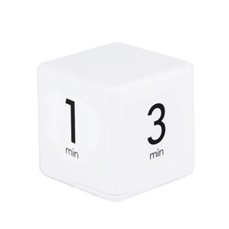 Miracle Cube Timer Vit Kökstimer Barntimer Träningstimer Fashionable