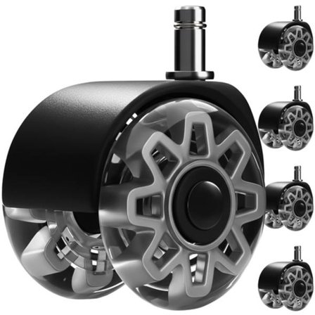 Hjul till Kontorsstol - 11x22 mm - 5 st