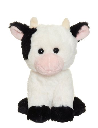 Teddy Farm, Sitting Cow Patterned Teddykompaniet