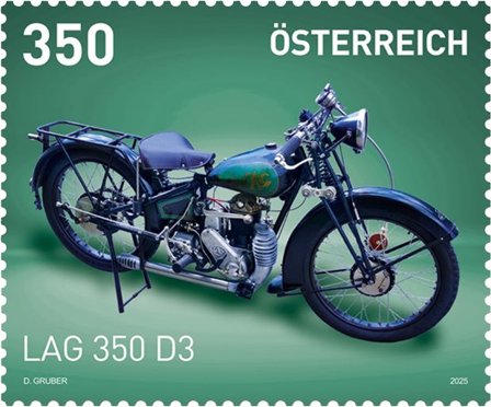 Østrig - Motorcykel LAG 350 - Postfrisk frimærke
