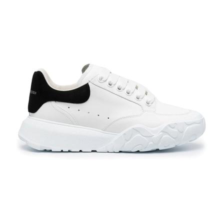 Alexander McQueen Oversized Court sneakers , Wit , Dames , Maat: 38 EU