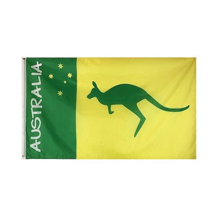 Flagnshow 90x150cm 3x5ft Australien Flag og Banner Australsk Nationalt Symbol Bokse Kænguru Flag til Værelses Dekoration