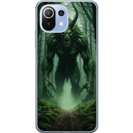 Xiaomi Mi 11 Lite Läpinäkyvä kuori Hirviö Metsä Fantasia Mystinen Olento