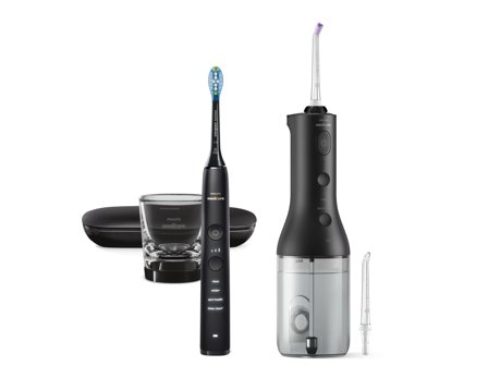 Philips HX3886/43 Soniccare Trådløs munnskyller QuadStream, fjerner 99,9 % plakk, 2 moduser, 3 intensiteter, 60 sek rengjøring