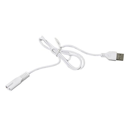 USB-kaapeli latausjohto sopii 5V taskulamppu parranajokone hiustenleikkuri johtoreikä 1.8 [GGL]