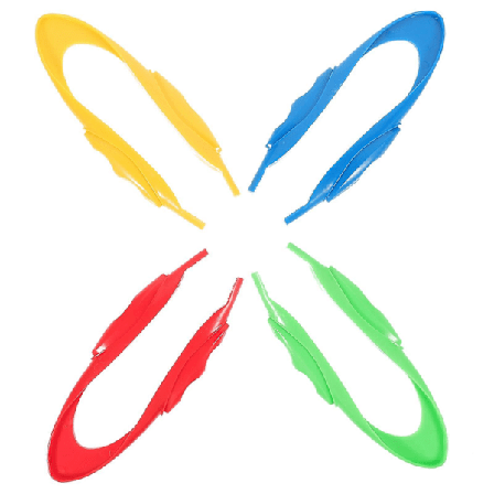 4 stk. børnetang til finmotorik, plastikperler, tang til at fange insekter