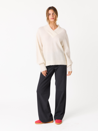 Jean Paul - Arina genser - Dame - Hvit - Gensere & Cardigans - XXL