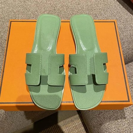 Sexede sandaler dame strandtøfler Klassiske flade læder tøfler dame 26