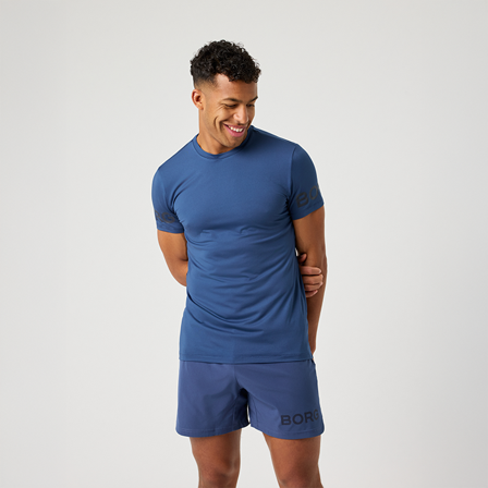 T-shirts Björn Borg Borg T-shirt Blå - Bodyman.dk