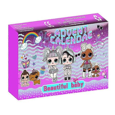 Nyhed Jule 24 Digital Nedtællingsdukke Blind Box Julekalender Børnelegetøjsgave