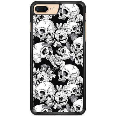 Bjornberry Skal iPhone 7 Plus - Dödskallar & Rosor