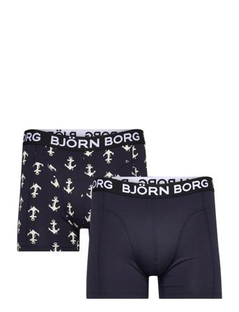Shorts Sammy Bb Anchor Boksershorts Marineblå Björn Borg*Betinget Tilbud
