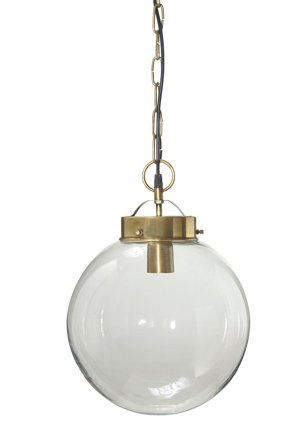PR Home - Loftlampe Normandy 30 cm - Messing - Loftpendler - Fra Homeroom