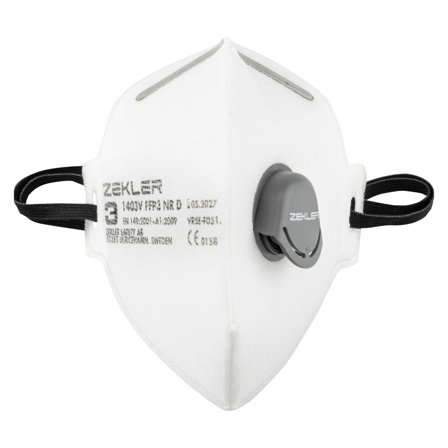 Zekler 1403V Halvmask 3-pack, filtrerande, Personligt skydd