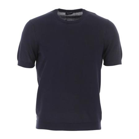 Drumohr Cotton Crew Neck Sweater Blå, Herre