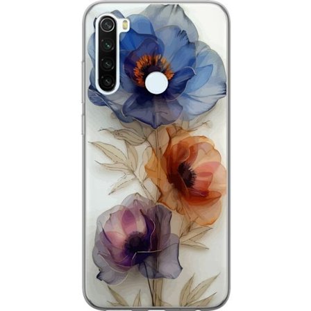 Mobilskal till Xiaomi Redmi Note 8 med Silkesblommor