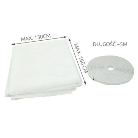 Myggnät/insektsnät TILL FÖNSTER 130*150