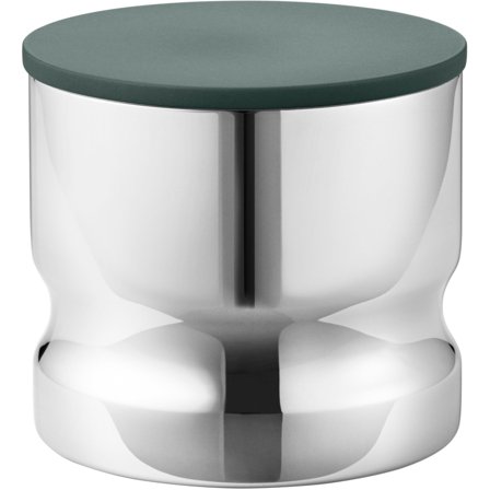 Georg jensen Alfredo förvaringsburk med lock 0,5 liter, rostfri/grön | Inredning > Förvaring > Förvaringslåda | Bagaren och Kocken