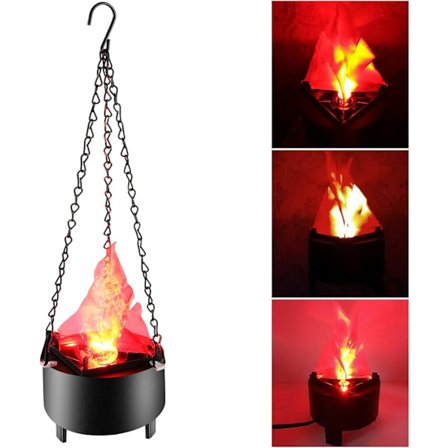 3D Falsk Flamme Hængende Lampe, 110V Dekoration, 3D Dekorativ Natlampe, Realistisk Bordlampe
