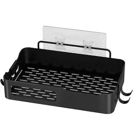 Bruse kurv brusehylde uden boring, med kroge bruseholder badeværelseshylde sæbeskål sæbe