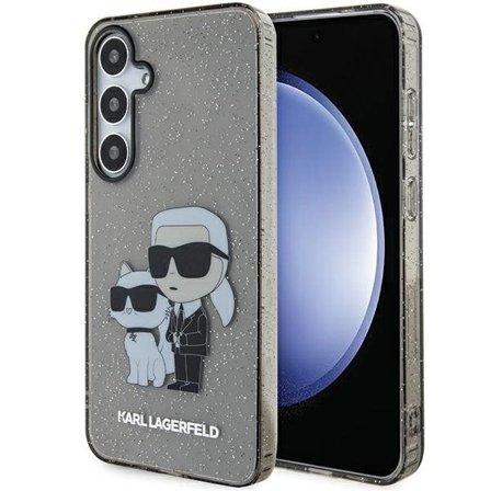 Karl Lagerfeld KLHCS24MHNKCTGK S24+ S926 sort/sort hardcase Glitter Karl&Choupette