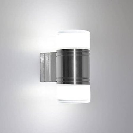 10w Moderne Indendørs LED Vægskinne, LED Op/Nedlys Cylindrisk Vægskål Til Stue Cafe Hotel Gang Kold Hvid [Energiklasse A++]