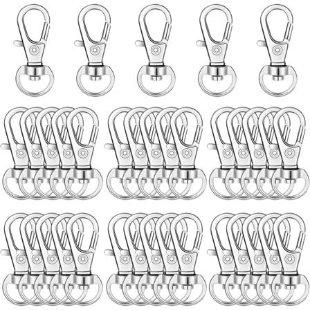 35 kpl Kääntyvä Solki Lanyard Snap Hook Metal Kääntyvä Karab