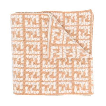 Fendi - Sjalar - Beige - Dam - Storlek: One Size, Dam, Storlek: ONE SIZE