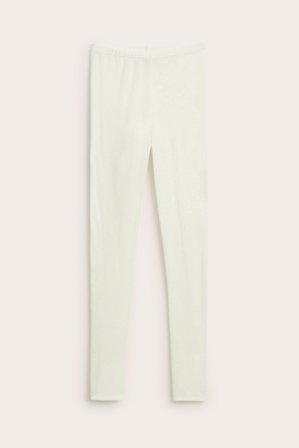 Kappahl | Legginsy z wełny merino | Offwhite