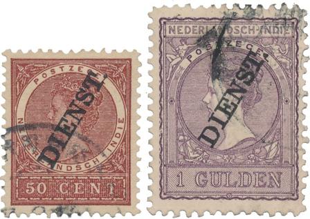 Hollandsk Ostindien 1911 - NVPH D25-D26 - Stemplet