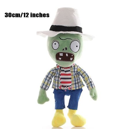 1kpl Plants Vs Zombies -lelut 30cm täytetty pehmonukke Con