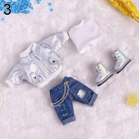 Fashion Ripped Pants Doll Jeans 3 3