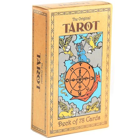 Tarot Deck med 78 Kort - Party Legetøjs Kortspil til Familie - Tarot Deck med 78 Kort