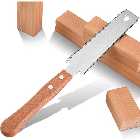 Pieni käsisaha puutöihin, joustava terä 15cm kaksois-e, ZQKLA